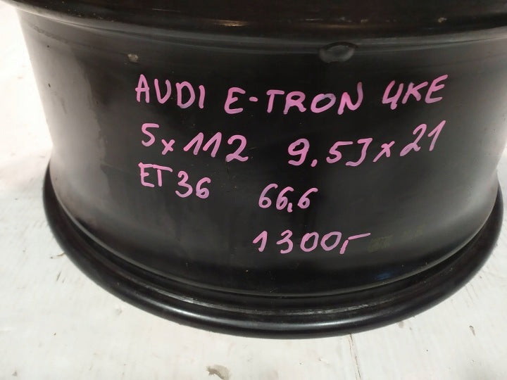 1x Alufelge 21 Zoll 9.5" 5x112 36ET 4KE601025 Audi E-Tron Rim Wheel FEL4276065220xb