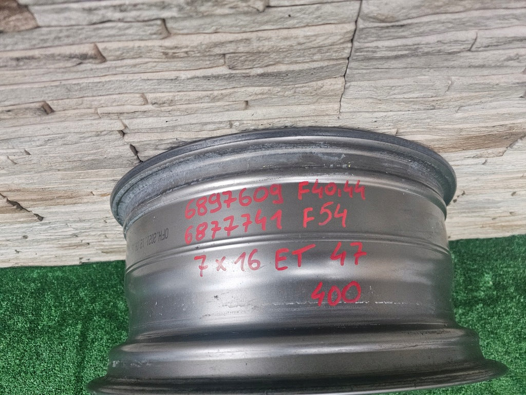 1x Alufelge 16 Zoll 7.0" 5x112 6897609 BMW F44 1 F40 Rim Wheel FEL6228214503gf