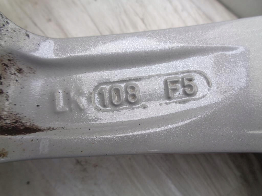 1x Alufelge 16 Zoll 6.5" 5x108 50ET Glanz Silber SIN65650F510 Ford Mondeo FEL3893448420sw