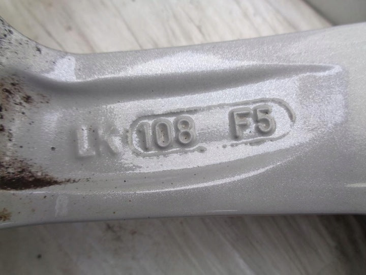 1x Alufelge 16 Zoll 6.5" 5x108 50ET Glanz Silber SIN65650F510 Ford Mondeo FEL3893448420sw