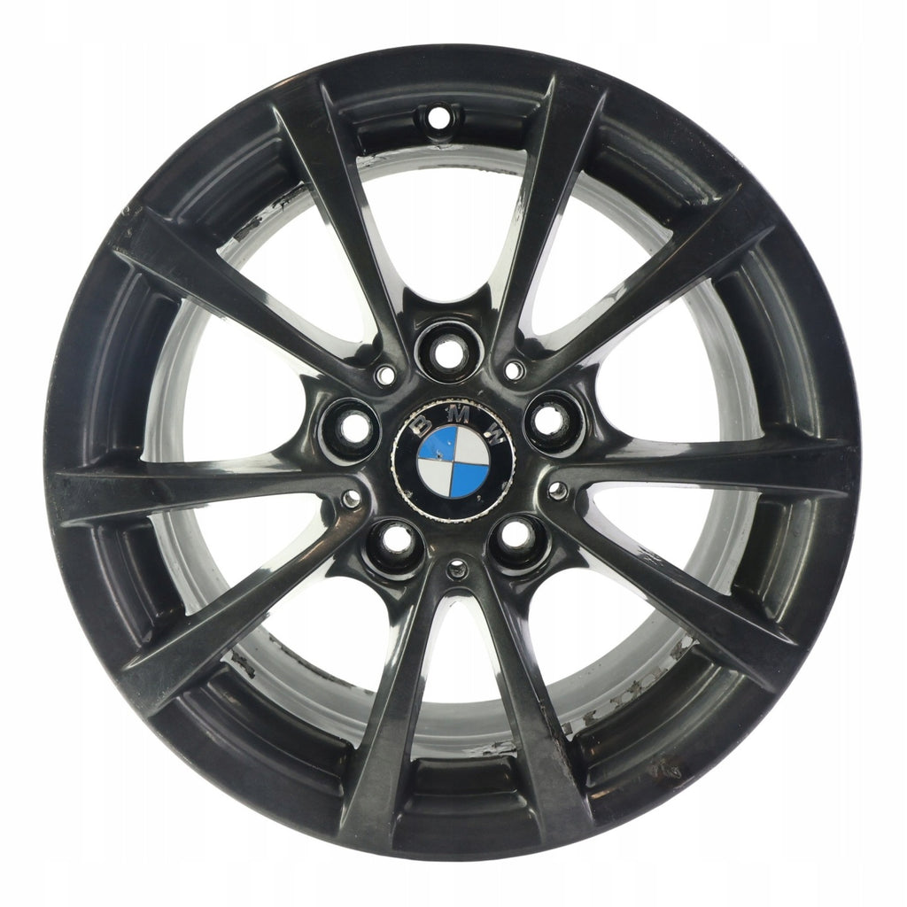 1x Alufelge 16 Zoll 7.0" 5x120 36ET Glanz Silber 6796236 BMW F36 F30 F31 FEL8906820740hh