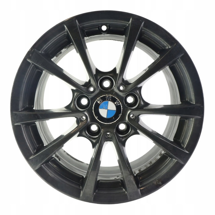 1x Alufelge 16 Zoll 7.0" 5x120 36ET Glanz Silber 6796236 BMW F36 F30 F31 FEL8906820740hh
