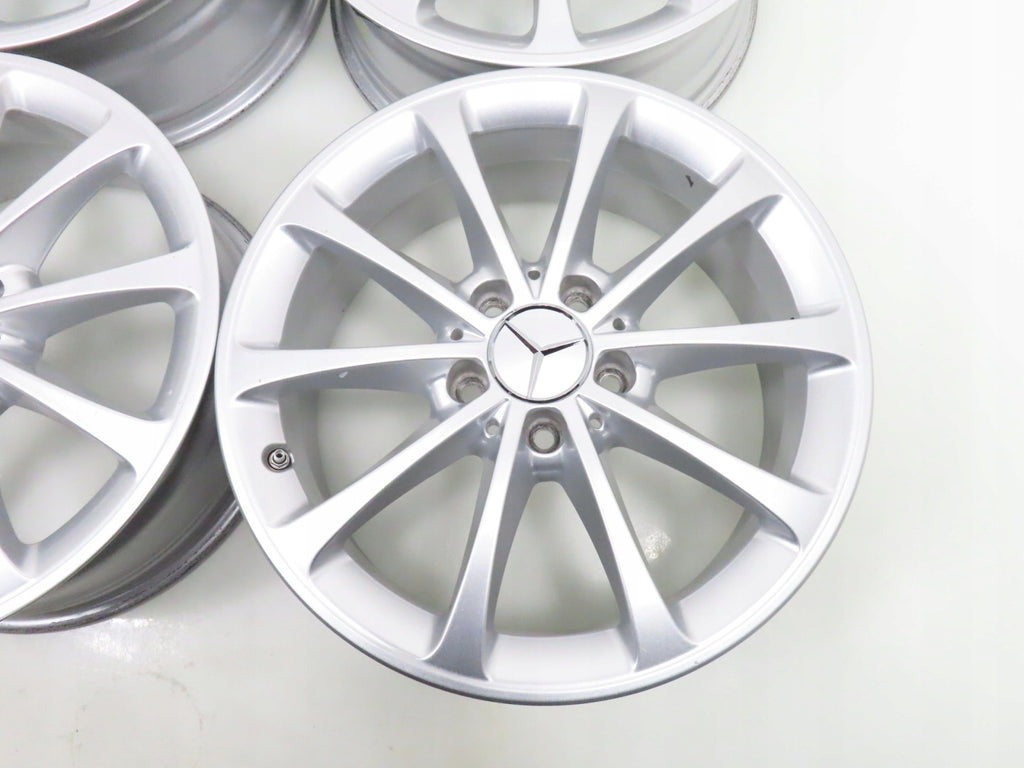 4x Alufelge 17 Zoll 6.5" 5x112 44ET Glanz Silber A1774010300 Mercedes-Benz W177 FEL9436093022ce