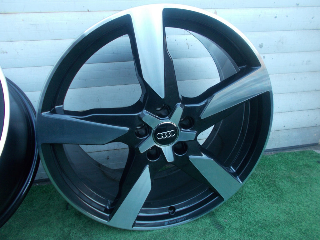 4x Alufelge 20 Zoll 8.5" 5x112 43ET Glanz Schwarz 4K0601025AD Audi Rim Wheel FEL5064712195uy