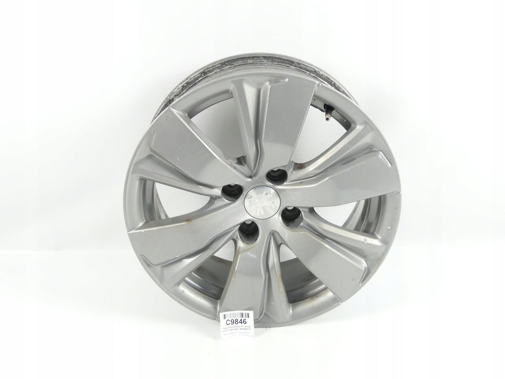 1x Alufelge 16 Zoll 6.5" 4x108 20ET 9678398177 Peugeot 2008 I Rim Wheel FEL6072157896ty