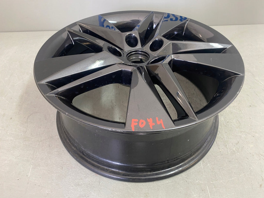 1x Alufelge 17 Zoll 6.5" 5x112 41ET Glanz Schwarz 3V0601025BG Skoda Superb Iii