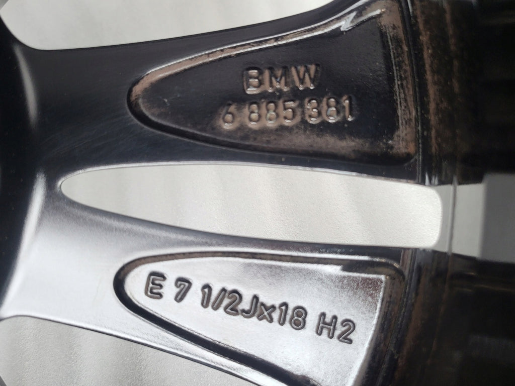 1x Alufelge 18 Zoll 7.5" 5x112 51ET Glanz Schwarz 6885381 BMW 2 F45 X2 F39 F48 FEL9643563259wf