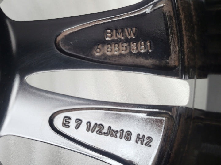 1x Alufelge 18 Zoll 7.5" 5x112 51ET Glanz Schwarz 6885381 BMW 2 F45 X2 F39 F48 FEL9643563259wf