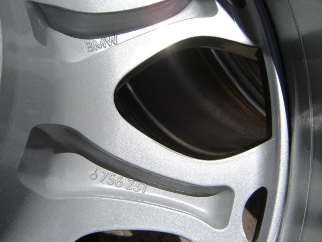 1x Alufelge 17 Zoll 8.0" 5x120 20ET Glanz Silber 6756231 BMW Rim Wheel FEL4350172098ay