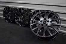 Laden Sie das Bild in den Galerie-Viewer, 4x Alufelge 17 Zoll 7.0" 5x112 47ET Schwarz Audi B6 B7 Rim Wheel FEL7411759717cw