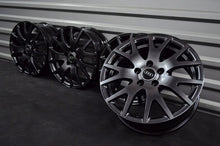Laden Sie das Bild in den Galerie-Viewer, 4x Alufelge 17 Zoll 7.0" 5x112 47ET Schwarz Audi B6 B7 Rim Wheel FEL7411759717cw