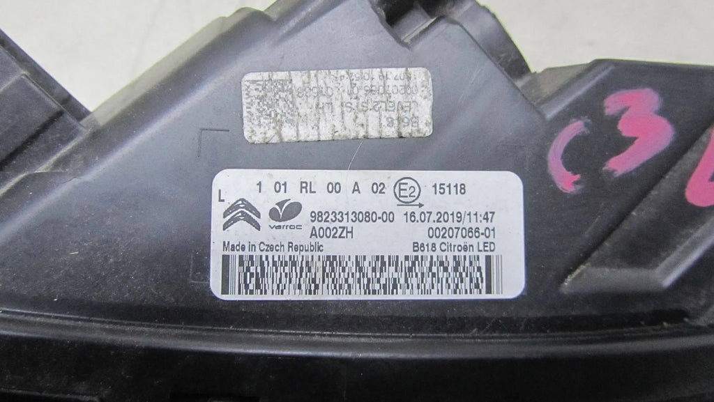 Frontscheinwerfer Citroën C3 III 9823313080 LED Links Scheinwerfer Headlight