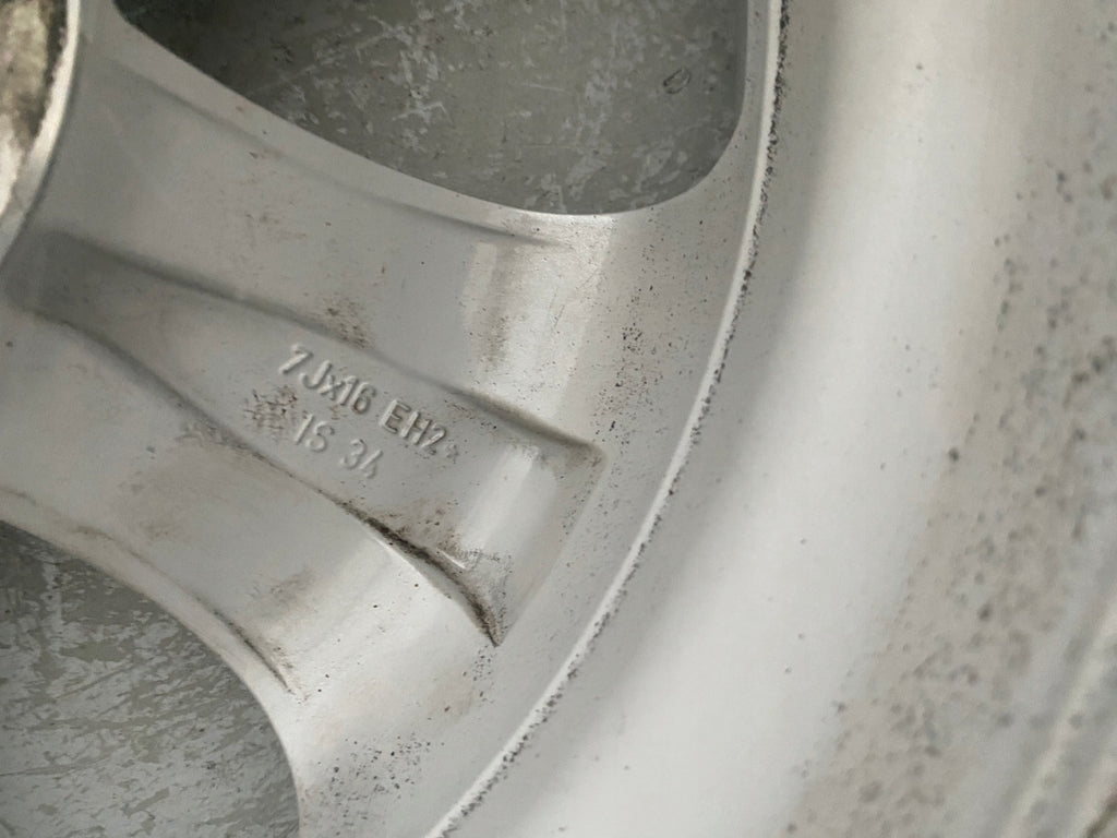 1x Alufelge 16 Zoll 7.0" 5x120 34ET Glanz Silber 6775594 BMW E91 E90 Rim Wheel FEL7992408617kf