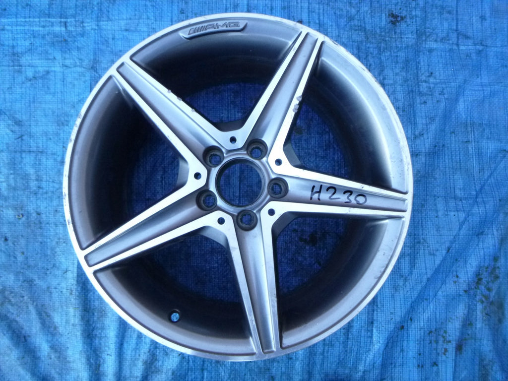 1x Alufelge 18 Zoll 8.5" 5x112 49ET A2054011200 Mercedes-Benz Amg Rim Wheel