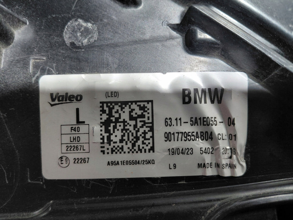 Frontscheinwerfer BMW 1 F40 5A1E055 LED Links Scheinwerfer Headlight SCH1198920813se