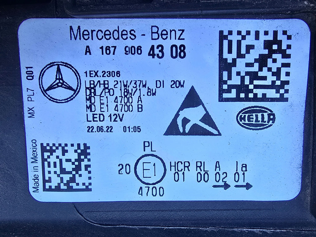 Frontscheinwerfer Mercedes-Benz Gle A1679064308 LED Links Scheinwerfer Headlight SCH1895200264zb