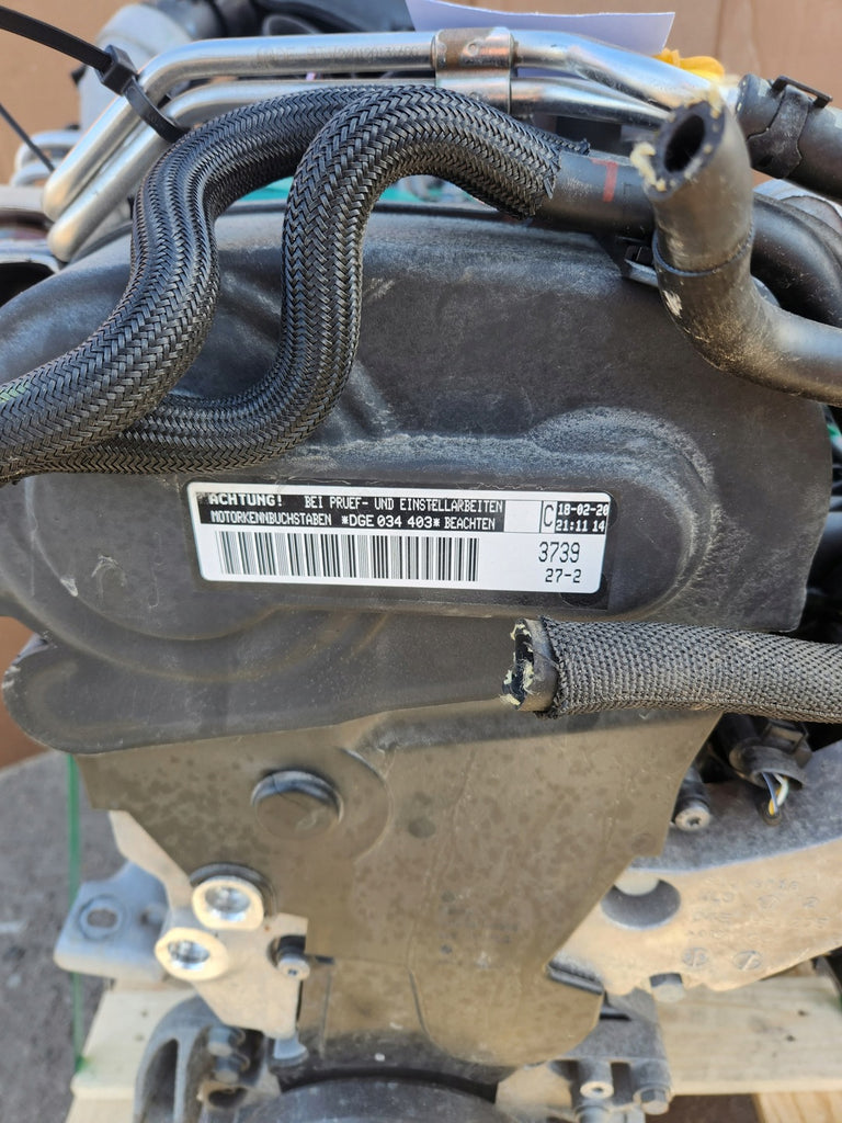 Motor Skoda VW DGEB 1.4 59TKm 2020 Benzin Engine Komplett
