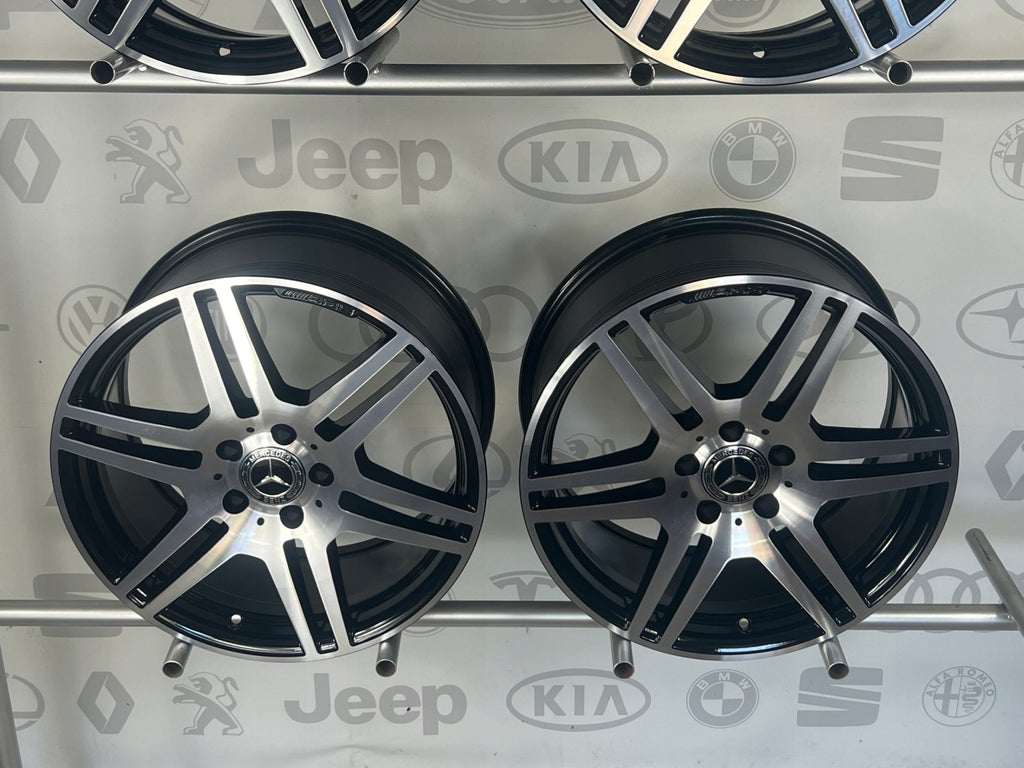 4x Alufelge 18 Zoll 8.0" 5x112 45ET Glanz Schwarz A2074011302 Mercedes-Benz A207 FEL5661172120tz