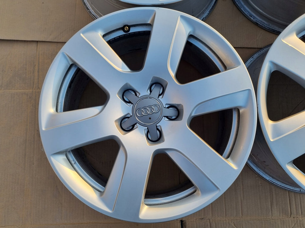 4x Alufelge 17 Zoll 7.0" 5x112 25ET Glanz Silber 4G8601025H Audi C7 A4 B8 FEL8022103527co