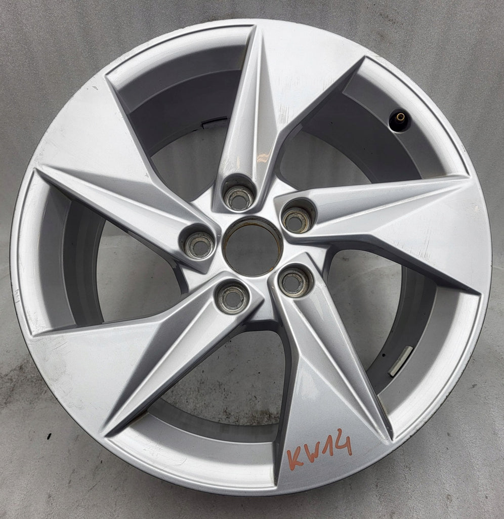 1x Alufelge 17 Zoll 8.0" 5x112 46ET Glanz Silber 8Y0601025A Audi A3 Rim Wheel FEL5977770336je