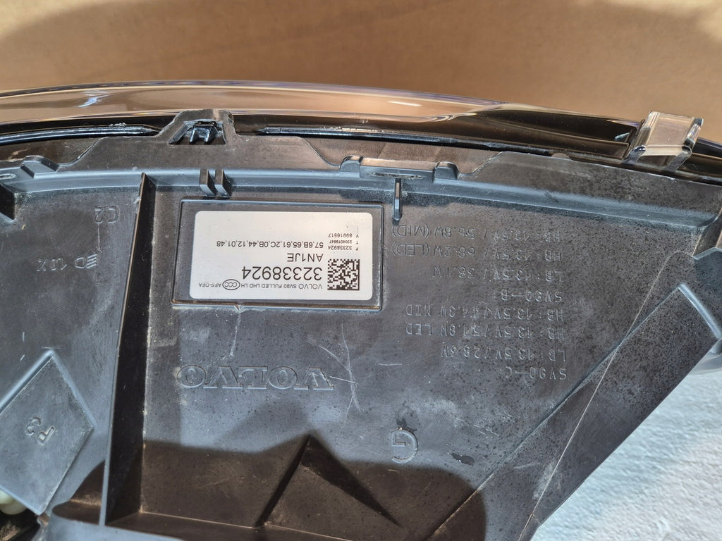 Frontscheinwerfer Volvo S90 V90 32338924 89916517 AN1JE Full LED Links Headlight SCH3094541841ii