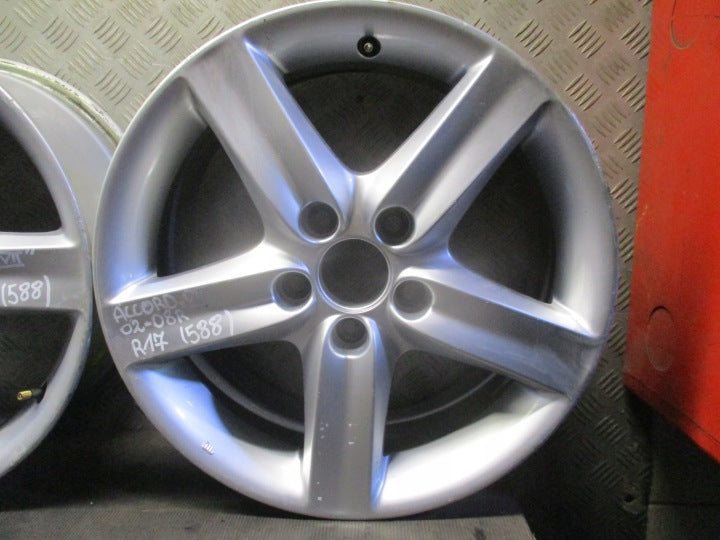4x Alufelge 17 Zoll 7.0" 4x114.3 Honda Accord Vii Rim Wheel FEL5444528820td
