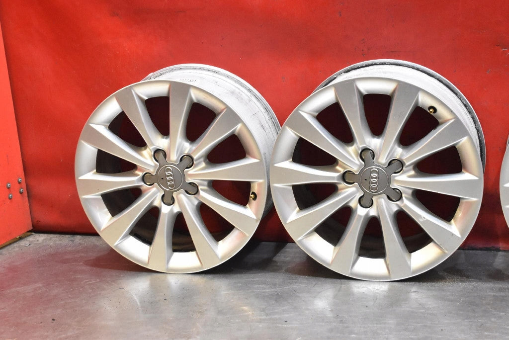 4x Alufelge 17 Zoll 8.0" 5x112 39ET Glanz Silber 4G0601025BH Audi A6 Rim Wheel FEL7229987941pr