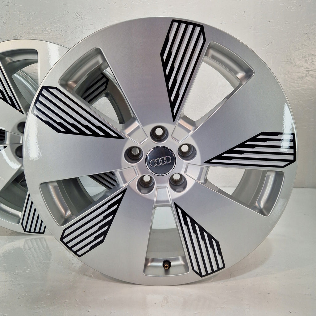 4x Alufelge 19 Zoll 8.0" 5x112 34ET Glanz Silber 4KE601025L Audi Rim Wheel FEL5457408092dp