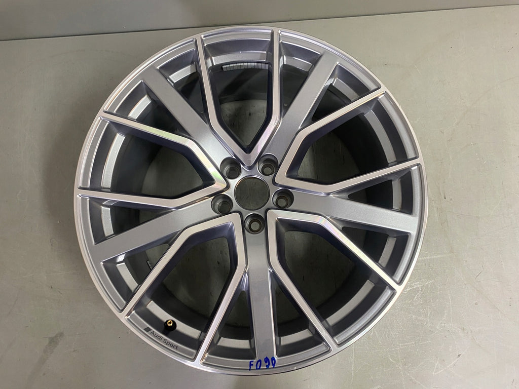 1x Alufelge 21 Zoll 9.5" 5x112 36ET Glanz Silber 4KE601025C Audi E-Tron Mg