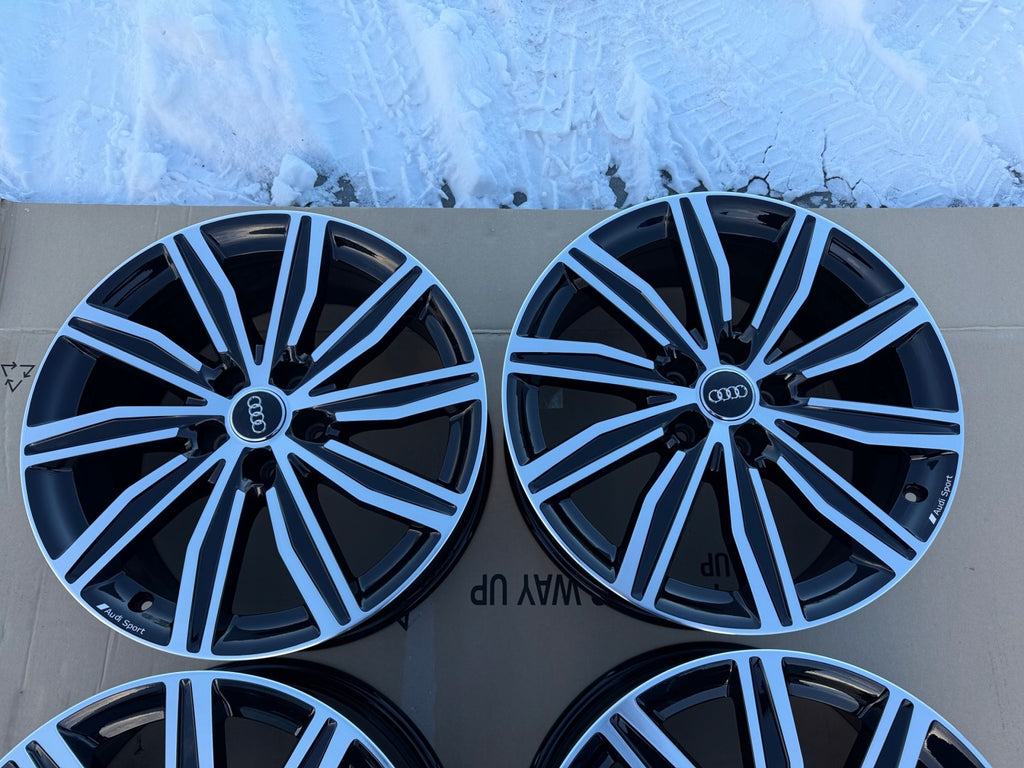 4x Alufelge 19 Zoll 8.0" 5x112 39ET Glanz Silber 4K0601025M Audi A6 Rim Wheel FEL6530321816er