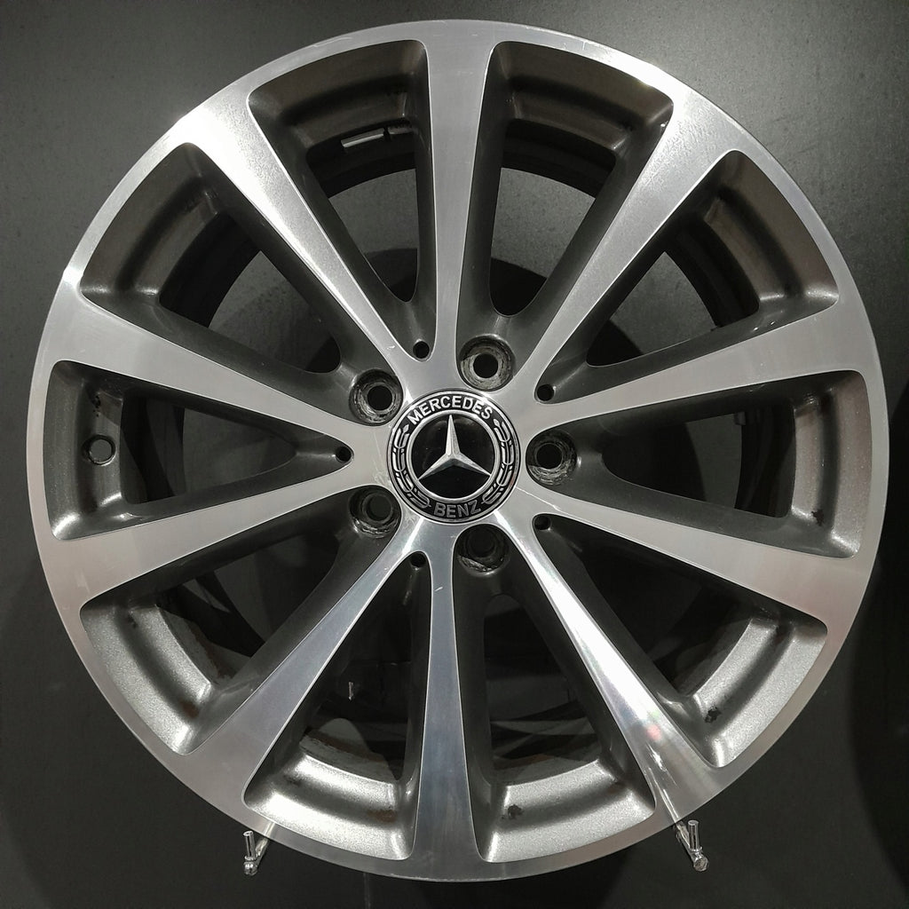 4x Alufelge 17 Zoll 7.5" 5x112 40ET Glanz Silber A2134011300- Mercedes-Benz W213 FEL5345280805hs