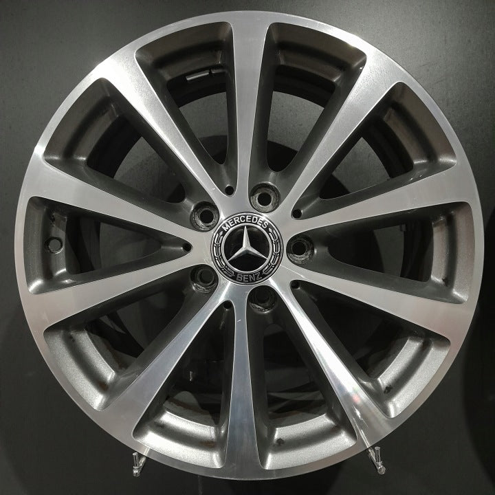 4x Alufelge 17 Zoll 7.5" 5x112 40ET Glanz Silber A2134011300- Mercedes-Benz W213 FEL5345280805hs