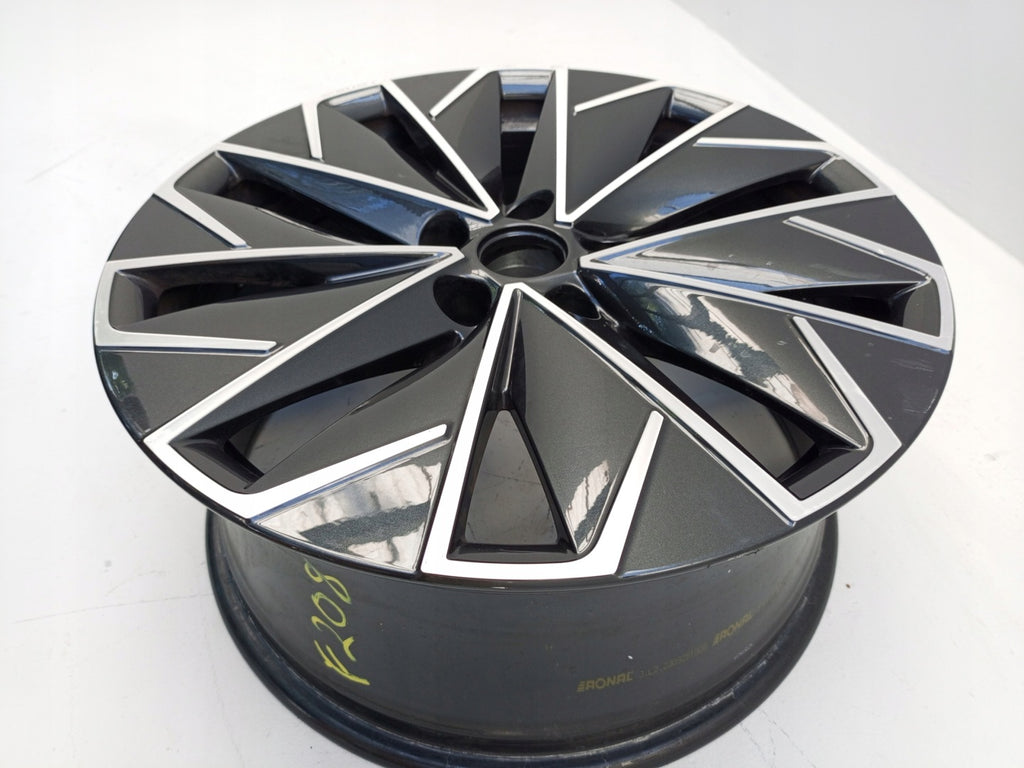 1x Alufelge 18 Zoll 8.0" 5x112 44ET Glanz 3V0601025B Skoda Superb Iii Rim Wheel FEL5715782872gr