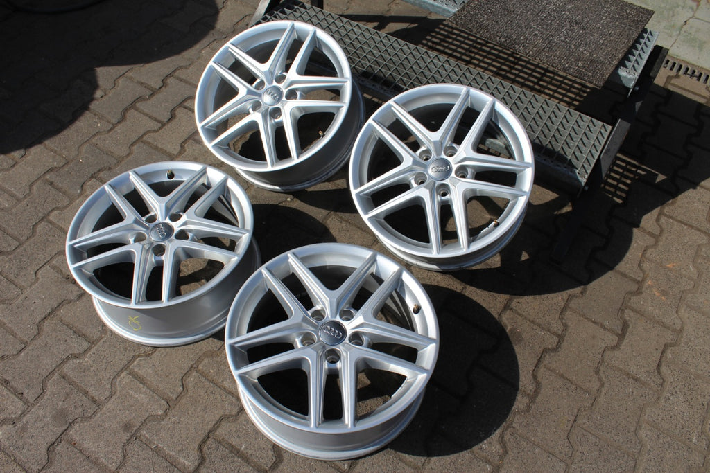 4x Alufelge 17 Zoll 6.5" 5x112 28ET Glanz Silber 8W9601025D Audi A4 Allroad B9 FEL4808650283gi