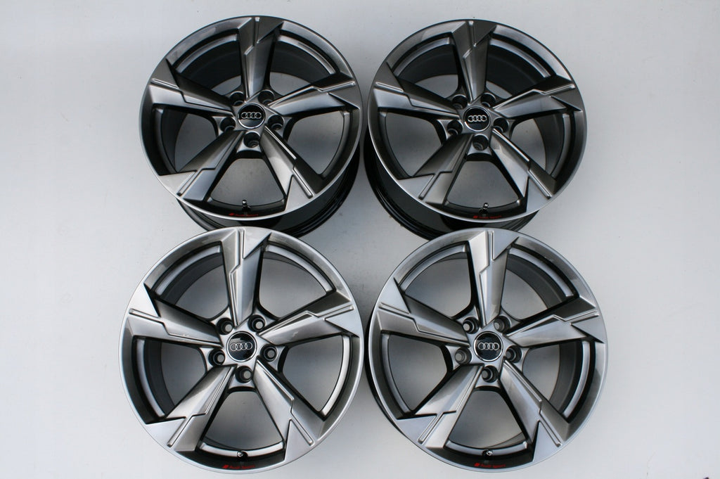 4x Alufelge 18 Zoll 8.0" 5x112 39ET Glanz 4K0601025 Audi Rim Wheel