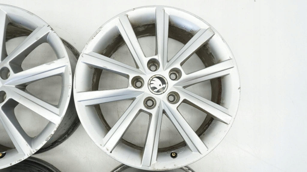 4x Alufelge 17 Zoll 7.0" 5x112 49ET 5E0601025E Skoda Superb Iii Rim Wheel FEL9425202917ou