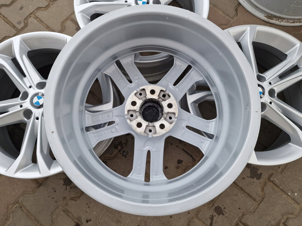 4x Alufelge 18 Zoll 7.0" 5x112 22ET Glanz Silber 6876918 BMW G01 Rim Wheel FEL6812514334lg