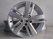 Load image into Gallery viewer, 1x Alufelge 16 Zoll 6.5&quot; 5x112 50ET Silber VW Golf Touran Rim Wheel