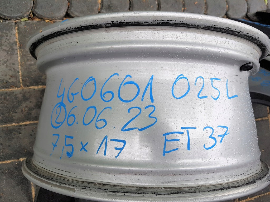 1x Alufelge 17 Zoll 7.5" 5x112 37ET Glanz Silber 4G0601025L Audi A6 C7 Rim Wheel FEL6118662081ml