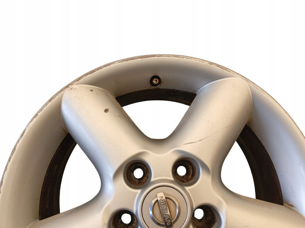 4x Alufelge 16 Zoll 6.5" 5x114.3 Glanz Silber Nissan X-Trail I T30 Rim Wheel FEL9778772044ul