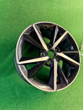 Load image into Gallery viewer, 1x Alufelge 17 Zoll 7.0" 5x114.3 50ET Glanz Schwarz PW457-02001 Toyota Auris FEL7776903361fm