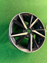 Load image into Gallery viewer, 1x Alufelge 17 Zoll 7.0" 5x114.3 50ET Glanz Schwarz PW457-02001 Toyota Auris FEL7776903361fm