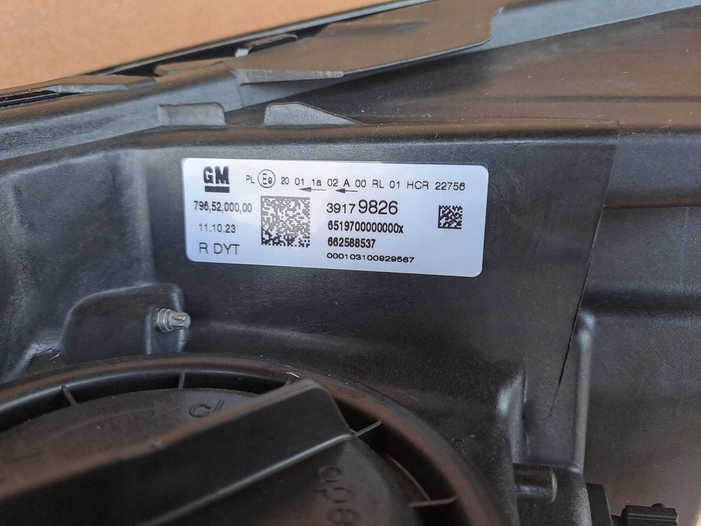 Frontscheinwerfer Opel Astra K 662588537 39179826 Rechts Scheinwerfer Headlight SCH8053815225lf