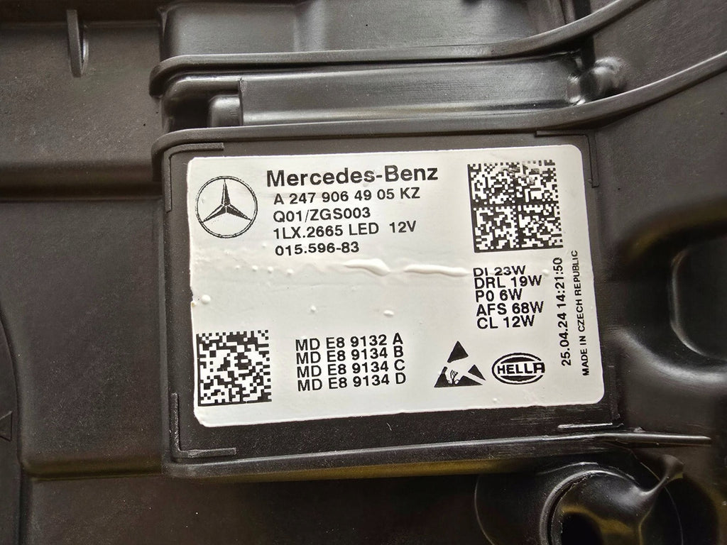 Frontscheinwerfer Mercedes-Benz W247 Links Scheinwerfer Headlight SCH4372255445sm