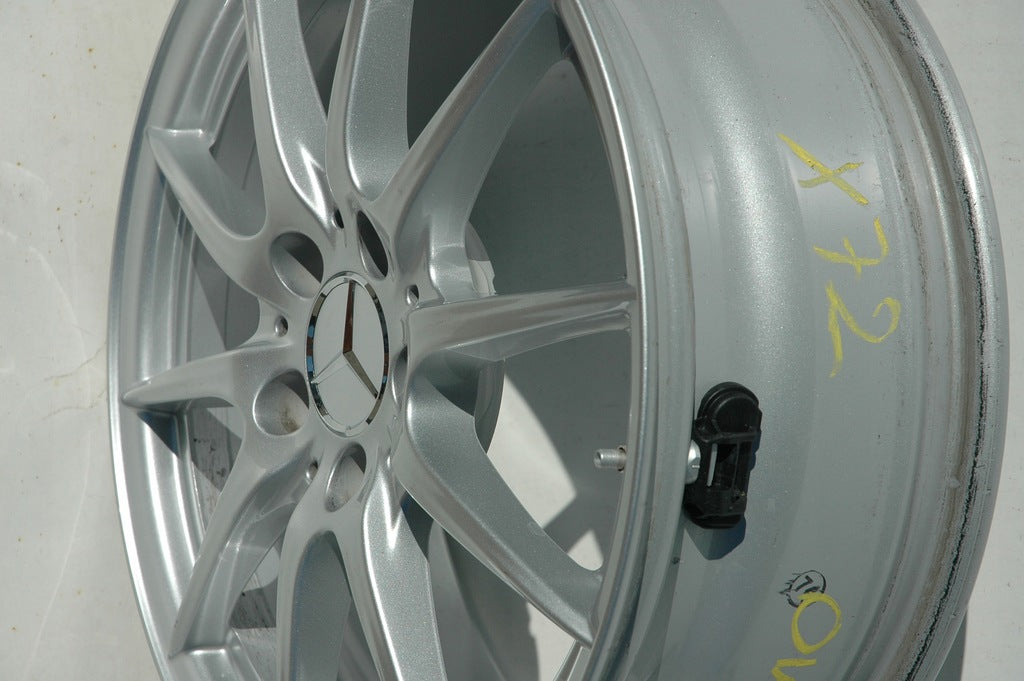 4x Alufelge 17 Zoll 6.5" 5x112 49ET Glanz Silber A2464010102 Mercedes-Benz W246 FEL5187499428tc