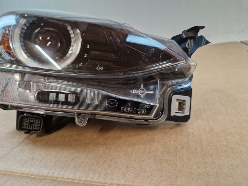 Frontscheinwerfer Mazda 2 Dj Full LED Rechts Scheinwerfer Headlight SCH6762089926yb
