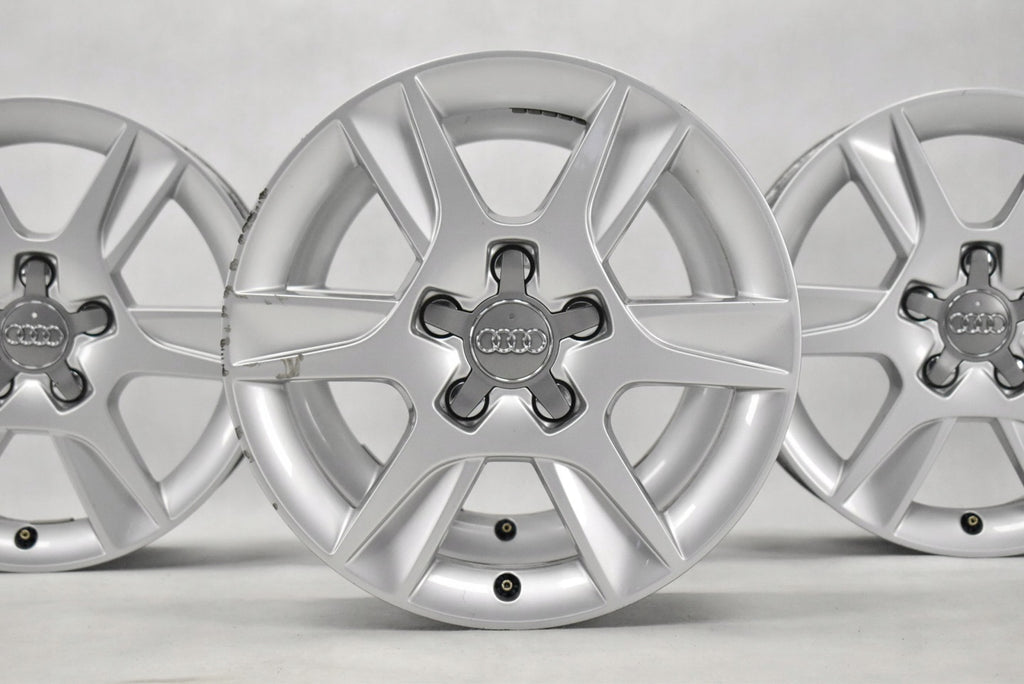 4x Alufelge 16 Zoll 6.5" 5x112 50ET Glanz Silber 8P0601025AN Audi A3 Rim Wheel FEL4152750360dr