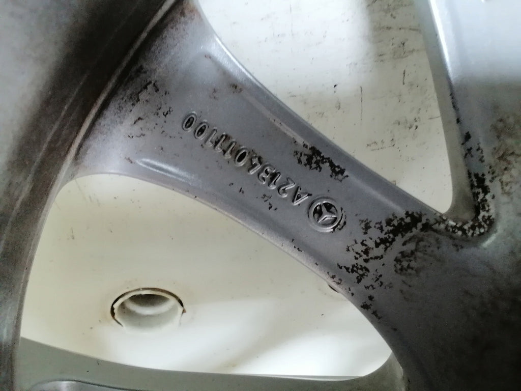 1x Alufelge 18 Zoll 8.0" 5x112 43ET Glanz Silber A2134011100 Mercedes-Benz W213