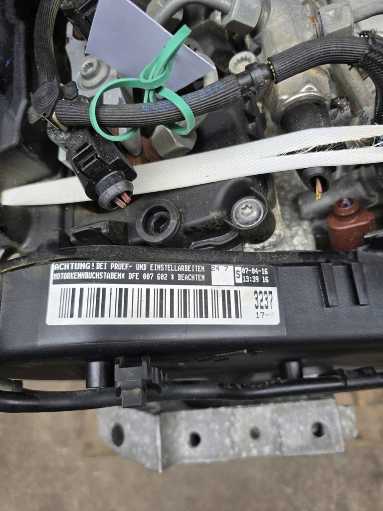 Motor Seat Skoda VW DFEA 2.0 TDI 150PS 110kW 98TKm 2016 Diesel Engine Komplett