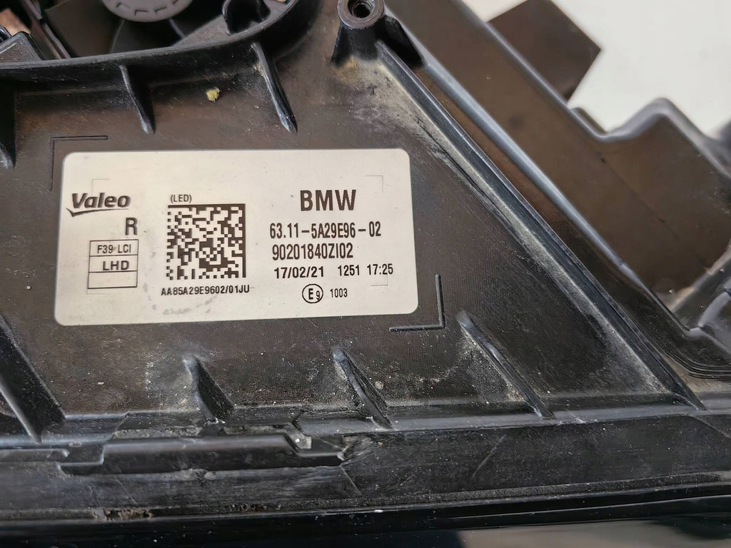 Frontscheinwerfer BMW X2 F39 5A29E96 Full LED Rechts Scheinwerfer Headlight SCH7914845429ky